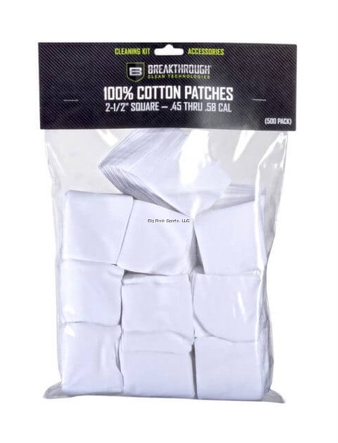 Picture of Breakthrough Square Cotton Patches - 1" X 1" - 200Pcs / Pack With Plastic Tray