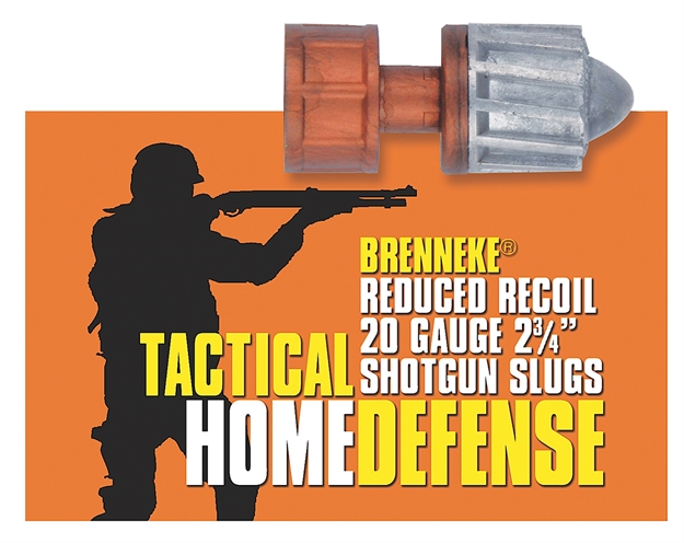 Picture of Brenneke Sl202thd Thd Home Defense 20Gauge 2.75" 3/4Oz Slug Shot 5 Per Box/50 Case SL-202THD