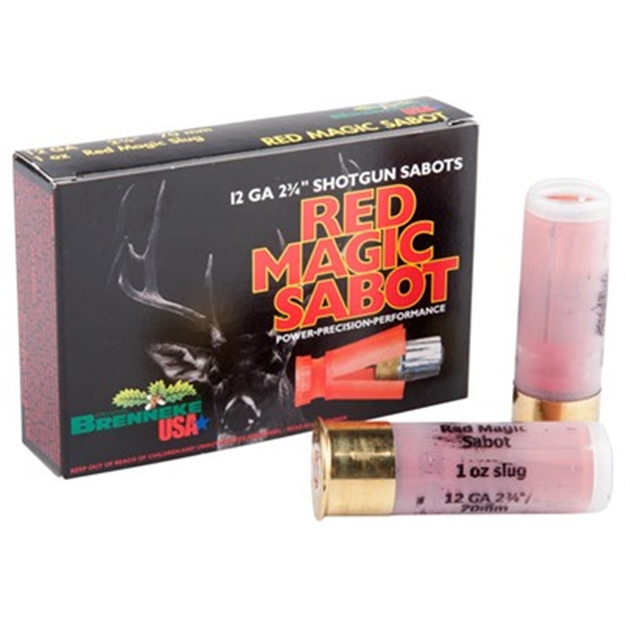 Picture of Brenneke Red Magic Sabot 12Ga 2.75" 1Oz 5/Bx