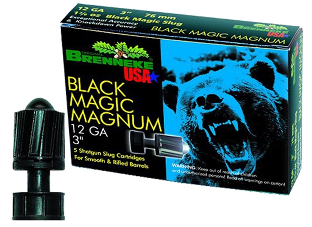 Picture of  Brenneke Sl123bmm Black Magic Magnum  12Gauge 3" 1 3/8Oz Slug Shot 5 Per Box/50 Case 301281120273