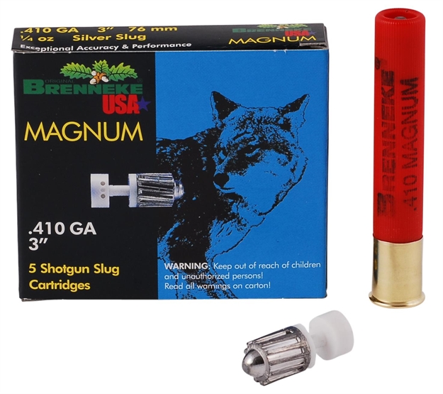 Picture of  Brenneke Sl4103m Magnum  410Gauge 3" 1/4Oz Slug Shot 5 Per Box/90 Case