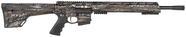 Picture of Brenton Usa Inc Rs18hm350 Stalker Carbon Hunter 350 Legend 18" 5+1 Marblekote Harvest Camo/Black Nitride Fixed Magpul Moe Stock Black Hogue Hunter Grip
