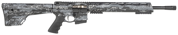 Picture of Brenton Usa Inc Rs18mm350 Stalker Carbon Hunter 350 Legend 18" 5+1 Marblekote Midnight Camo/Black Nitride Fixed Magpul Moe Stock Black Hogue Hunter Grip