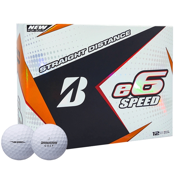 Picture of Bridgestone 2017 E6 Speed Golf Balls - Dozen White