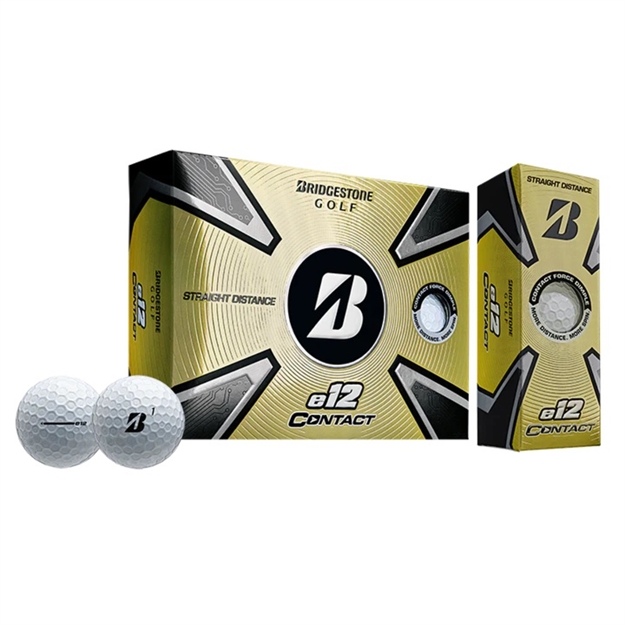 Picture of Bridgestone 2023 E12 Contact White Golf Ball-Dozen 3CWX6D 760778091722