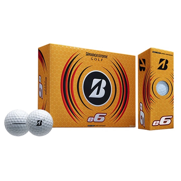 Picture of Bridgestone 2023 E6 White Golf Ball-Dozen 3EWX6D 760778091500