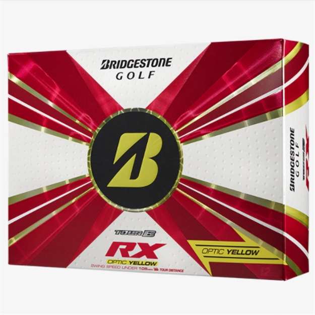 Picture of Bridgestone Tour B RX 2022 Golf Balls-Dozen Yellow D2YX6D