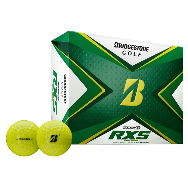 Picture of Bridgestone Tour B Rxs Golf Balls-Dozen Yellow