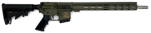 Picture of  Great Lakes Firearms Gl15350ssodg16 Glfa  350 Legend 5Rd 18" Stainless Threaded Barrel, OD Green Cerakote Picatinny Rail Aluminum Receiver, M-Lok Handguard, Black Synthetic Stock, Mil-Spec Grip
