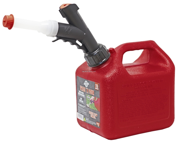 Picture of Briggs & Stratton Press 'N Pour Gas Can 1 Gallon