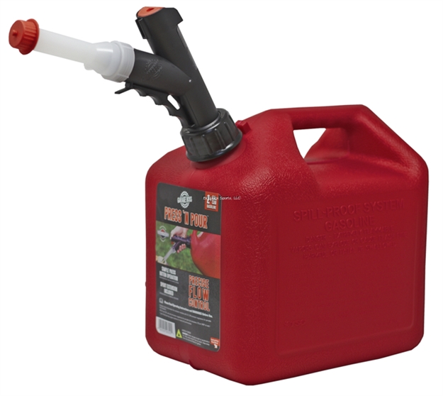 Picture of Briggs & Stratton Press 'N Pour Gas Can 2 Gallon