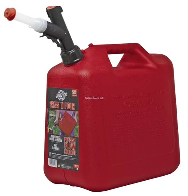 Picture of Briggs & Stratton Press 'N Pour Gas Can 5 Gallon