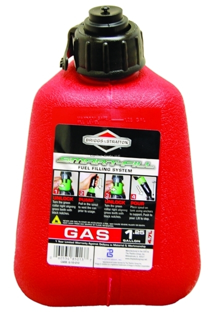Picture of Briggs & Stratton Smart-Fill Gas Container 1.25Gal C.A.R.B. Red