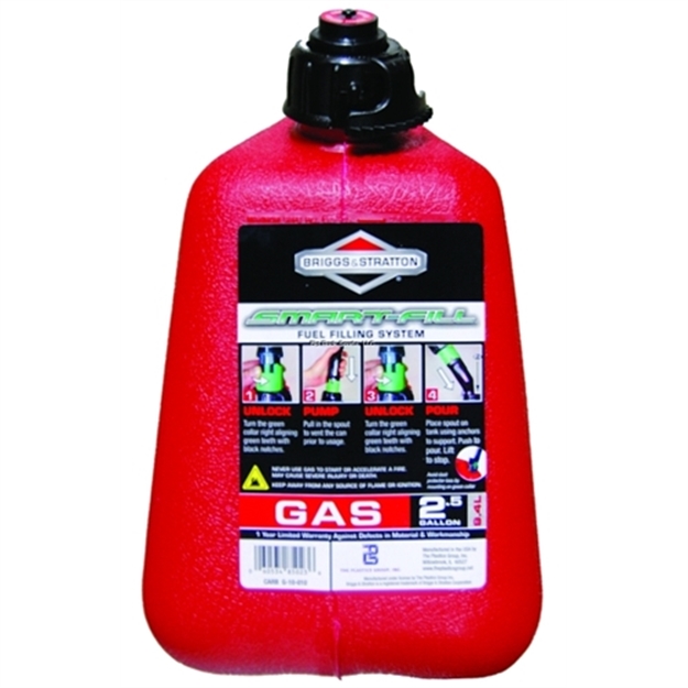 Picture of Briggs & Stratton Smart-Fill Gas Container 2.5Gal C.A.R.B. Red