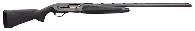 Picture of  Browning 011708304 Maxus II Sporting 12 Gauge With 28" Barrel, 3" Chamber, 4+1 Capacity, Carbon Fiber Dipped Metal Finish & Hydrographic Dip Carbon Fiber Black Synthetic Stock Right Hand (Full Size) 023614740940