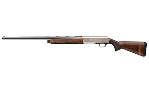 Picture of  Browning 0118205004 A5 Ultimate Sweet Sixteen 16 Gauge 2.75" 3+1 28" Blued, Satin Engraved Rec, Grade Iii Turkish Walnut Stock, Fiber Optic Sight, Invector-Ds Chokes