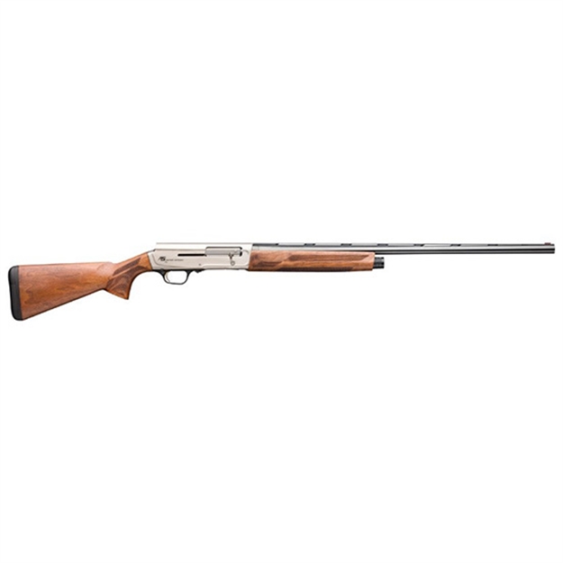 Picture of  Browning 0119035005 A5 Upland Sweet Sixteen 16 Gauge Semi-Auto 2.75" 4- 2.75" Shells 26" Gloss Blued Vent Rib Barrel, Brushed Nickel Aluminum Alloy Receiver, Fixed Turkish Walnut Stock