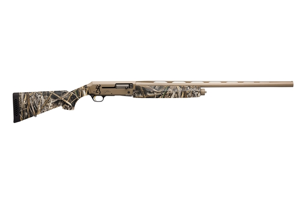 Picture of  Browning 011434204 Silver Field 12 Gauge 3.5" 4+1 (2.75") 28", Fde Barrel/Rec, Realtree Max-7 Camo Synthetic Stock With Textured Gripping Surface