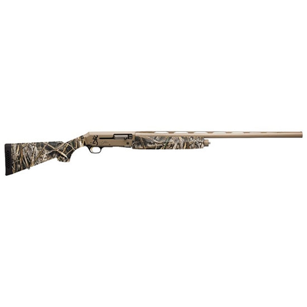 Picture of  Browning 011434204 Silver Field 12 Gauge 3.5" 4+1 (2.75") 28", Fde Barrel/Rec, Realtree Max-7 Camo Synthetic Stock With Textured Gripping Surface