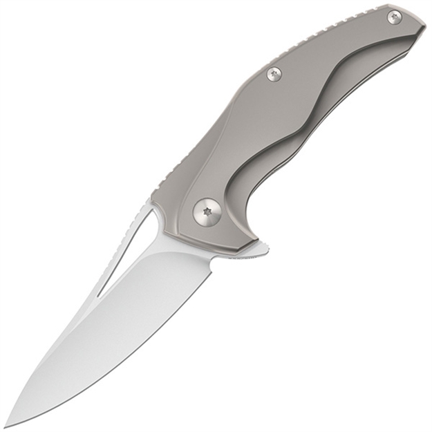 Picture of Brous Blades Exo Plain Edge Flipper Folding Knife Satin