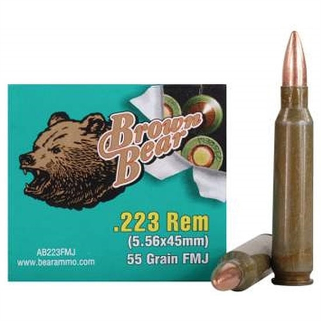 Picture of Brown Bear Bear .223 Remington 55Gr Fmj-Bt 800Rnd Case