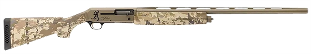 Picture of  Browning 011438204 Silver Field 12 Gauge 3.5" 4+1 (2.75") 28", Fde Barrel/Rec, Auric Camo Synthetic Stock With Textured Gripping Surface