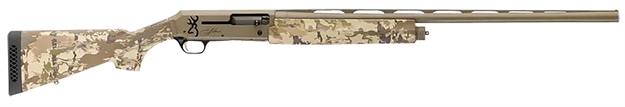Picture of  Browning 011438205 Silver Field 12 Gauge 3.5" 4+1 (2.75") 26", Fde Barrel/Rec, Auric Camo Synthetic Stock With Textured Gripping Surface 023614855835