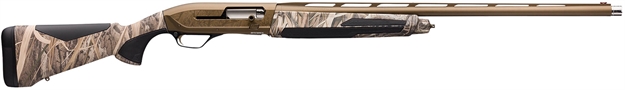 Picture of  Browning 011705204 Maxus II Wicked Wing 12 Gauge 3.5" 4+1 (2.75") 28" Barrel, Burnt Bronze Cerakote, Mossy Oak Shadow Grass Habitat Stock W/Overmolded Grip Panels 023614740896
