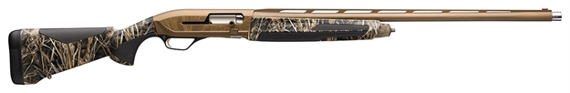 Picture of  Browning 011747204 Maxus II Wicked Wing 12 Gauge 3.5" 4, 2 3/4" Shells 28" Burnt Bronze Cerakote Barrel/Realtree Max-7 Synthetic Stock