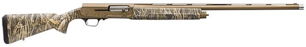 Picture of  Browning 0119115005 A5 Wicked Wing Sweet Sixteen 16 Gauge 2.75" 4+1 26", Burnt Bronze Cerakote Barrel/Engraved Rec, Realtree Max-7, Fiber Optic Sight, Oversized Controls, 3 Chokes Included