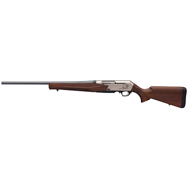 Picture of Browning 031066218 Bar Mk3 308 Win 4+1 28" Oiled Turkish Walnut Stock Matte Nickel Left Hand