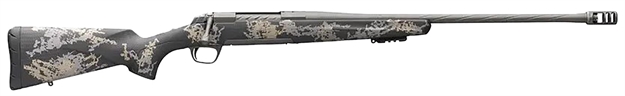 Picture of  Browning 035583299 X-Bolt Mountain Pro Spr 6.8 Western 3+1 20" Steel Fluted Sporter Barrel, Tungsten Gray Cerakote Steel Receiver, Accent Graphic Black/ Carbon Fiber Stock, Right Hand