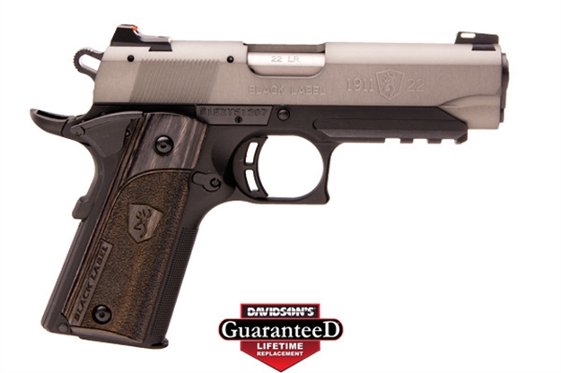 Picture of Browning 1911-22 Black Label .22Lr 3.62" FS W/Rail Gray/B.Matte