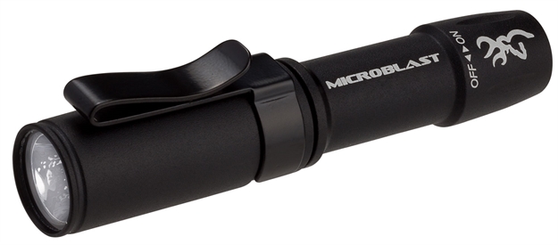 Picture of  Browning 3712114 Microblast Aaa Flashlight  Black 72 Lumens White Nichia Led 023614172697