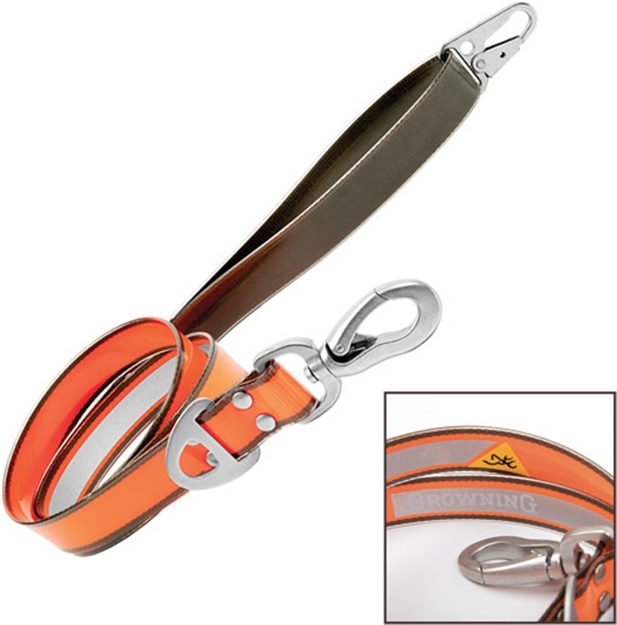 Picture of Browning 4' Performance Leash Orange/Brown W/Reflective Logo