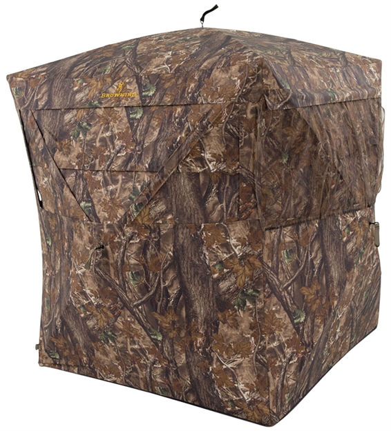 Picture of Browning 5954900 Illusion  Ground Blind 600D Polyester Shadow-Flauge Camo 55" W X 55" D X 66" H