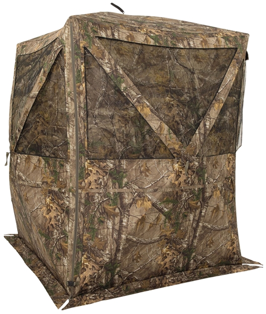 Picture of Browning 5957405 Powerhouse  Ground Blind 600D Polyester Realtree Xtra 59" W X 59" D X 82" H