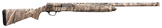 Picture of  Browning 0118995004 A5 Sweet Sixteen 16 Gauge 28" 2.75" 4+1, Mossy Oak Shadow Grass Habitat, Synthetic Stock With Closed Radius Pistol Grip, Fiber Optic Sight, 3 Chokes Included