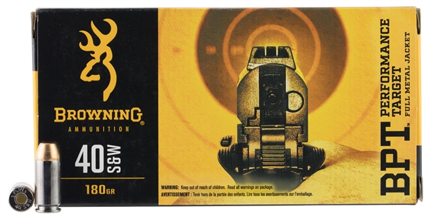 Picture of Browning Ammo Target .40Sw 180Gr. Bpt-Fmj 50-Pk