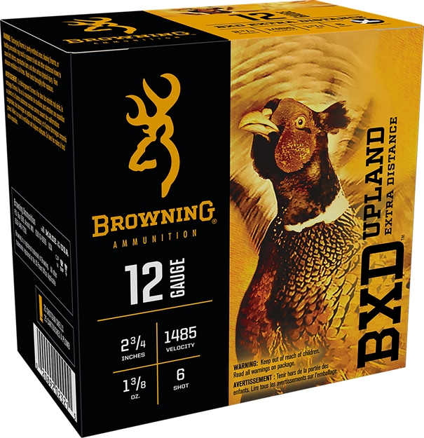 Picture of Browning Shotshells 12Ga 2-3/4" 1-3/8Oz 6Shot Bxd Extra Distance Lead-Upland 1485 Fps 25Rd Box B193511226