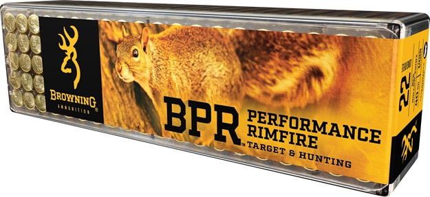 Picture of  Browning Ammo B194122100 Bpr Performance Rimfire  22 LR 40 GR Lead Hollow Point 100 Per Box/ 10 Case