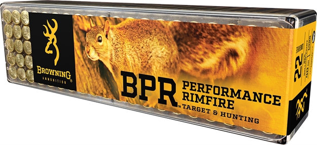 Picture of  Browning Ammo B194122100 Bpr Performance Rimfire  22Lr 40Gr Hollow Point 100 Per Box/10 Case