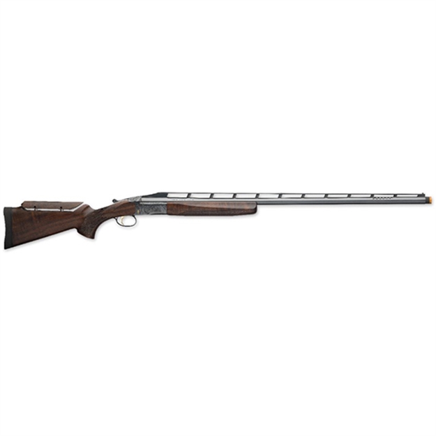Picture of  Browning 017080402 Bt-99 Plus 12 Gauge 32" Barrel 2.75" 1Rd,   Blued Ported Barrel, Engraved Receiver, Black Walnut Adjustable Comb Stock, Hull Ejector, Pachmayr Decelerator Xlt Recoil Pad 023614043942