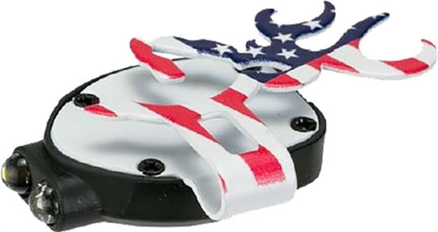 Picture of Browning Buckmark Cap Light Stars & Stripes Wh/Green Leds<