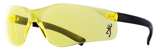 Picture of Browning Buckmark Junior Shooting Glasses Amber W/Storage Bag<