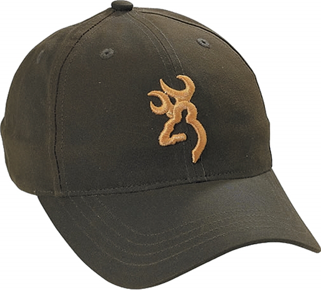 Picture of Browning Cap 3-D Dura-Wax Brn/Gold Logo 308412881 23614210535