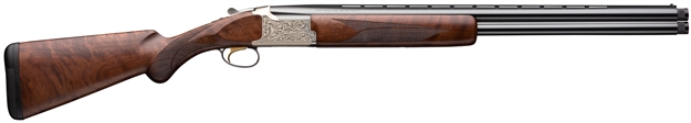 Picture of  Browning 018163304 Citori Feather Lightning 12 Gauge 28" Barrel 3" 2Rd, Blued Steel Barrel, Satin Nickel Finished Engraved Alloy Receiver,  American Black Walnut Stock With Lightening Style Grip