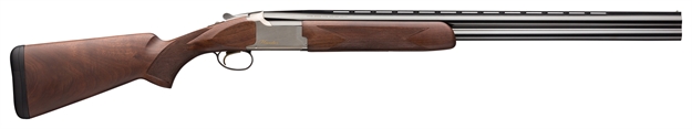 Picture of  Browning 018259513 Citori Hunter 16 Gauge 28" Barrel 2.75" 2Rd, Blued Barrels, Nickel Plated Receiver With Gold Enhancement, Grade II Satin American Walnut Stock