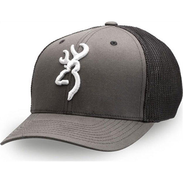 Picture of Browning Colstrip Cap Mesh Back Gray S/M 308702892