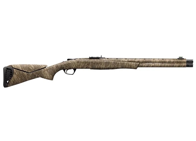 Picture of  Browning 018728305 Cynergy Ultimate Turkey 12 Gauge 3.5" 2Rd 26", Mossy Oak Bottomland, Synthetic Stock With Adjustable Comb, Fiber Optic Sight, Optic Mount, 5 Chokes Included 023614852384